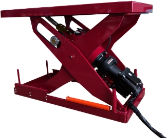 サーボモータ搭載型高精度シザーリフト | コンベア・テーブルリフトの